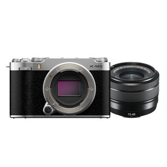 Kit cámara digital Fujifilm X-M5 Plata + Zoom XC 15-45mm